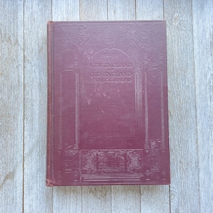 Towns of New and Old England Ireland and Scotland | Volume One and Two in one Book | 1920 | Antique | Hardcover