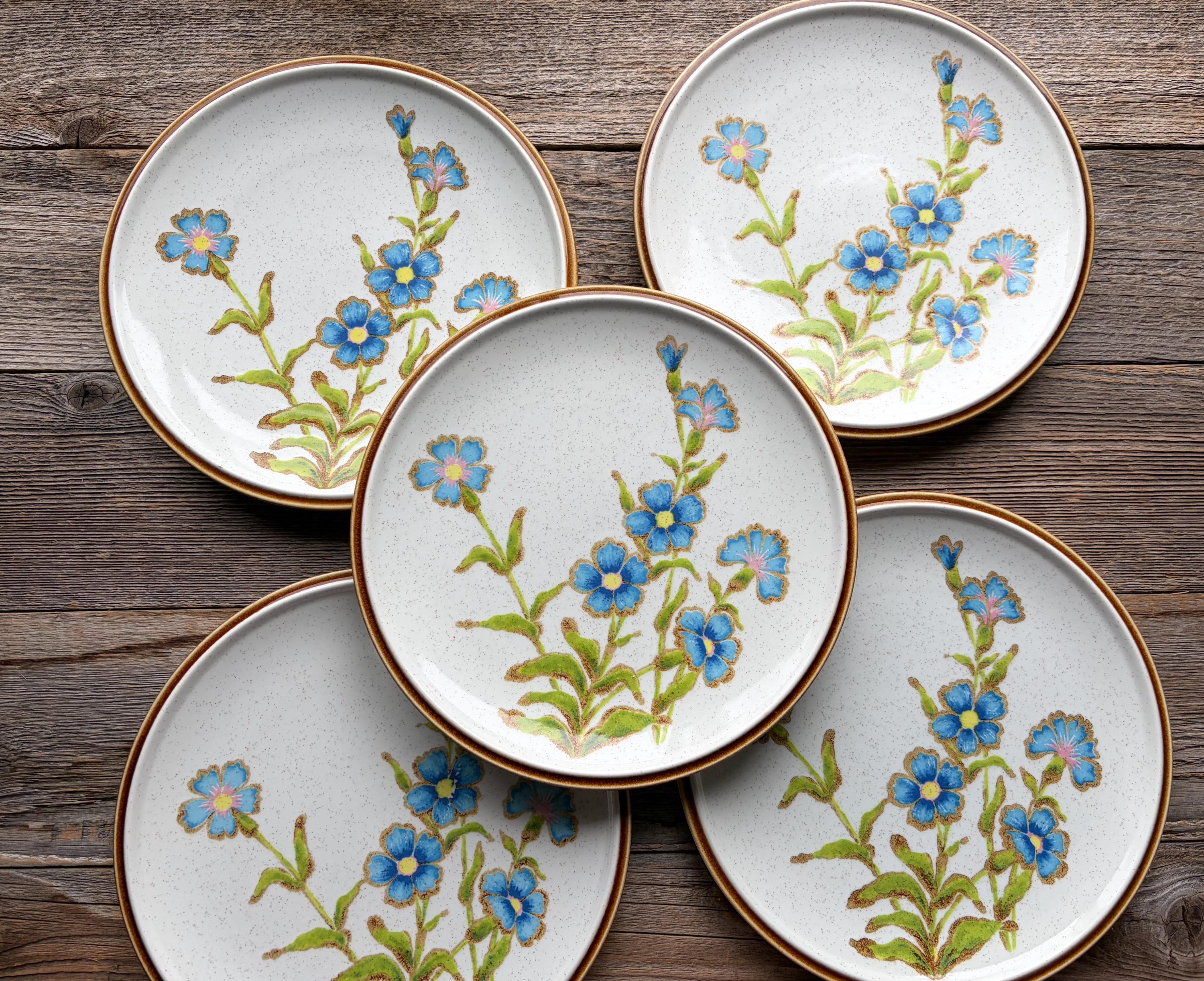 Mikasa Natural Beauty Cornflower Dinner Plates Set of C9007