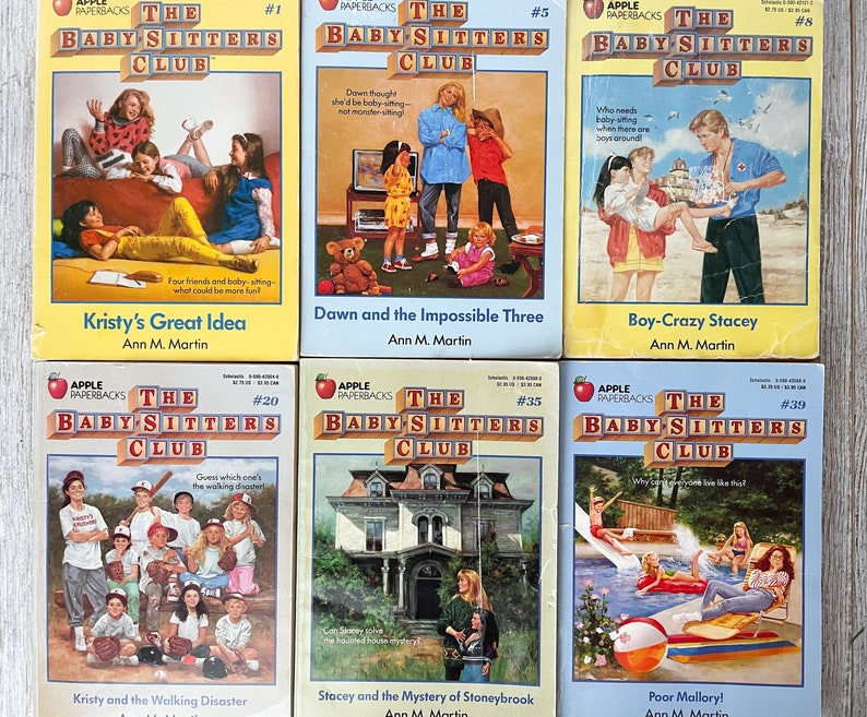 The Babysitters Club Books Set of 21 Babysitters Club Ann Etsy