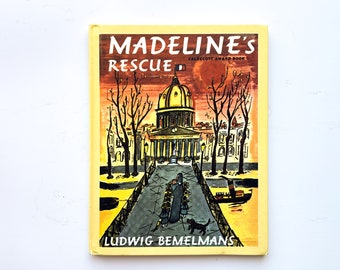 Madeline's Rescue Book | Ludwig Bemelimans | 1981 | Vintage Children's Book | Paperback