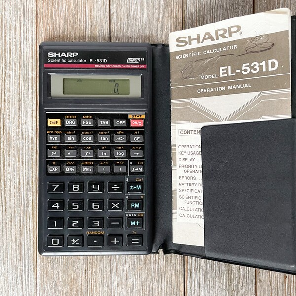 Manual Calculator Etsy