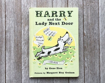 Harry and the Lady Next Door Gene Zion Pictures | Margaret Bloy Graham | Harper & Row | 1960 | hardcover | Vintage children's book