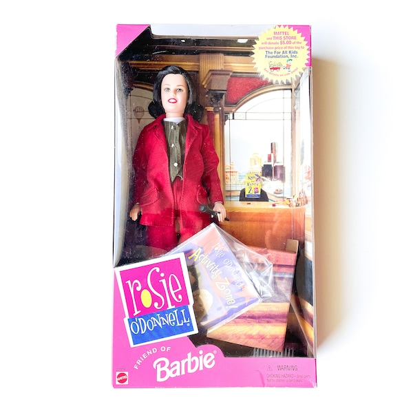 Rosie O'Donnell Barbie Doll | Friends of Barbie Series | Vintage Mattel Barbie Doll | 1999 | Barbie Gifts for Girls | Mattel in Box