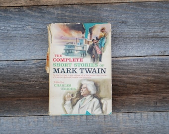 The Complete Short Stories of Mark Twain, 1957, tan, Vintage Book