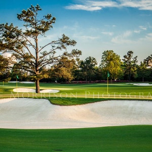 The Masters Practice Area, Golf Print, Augusta National Golf Club