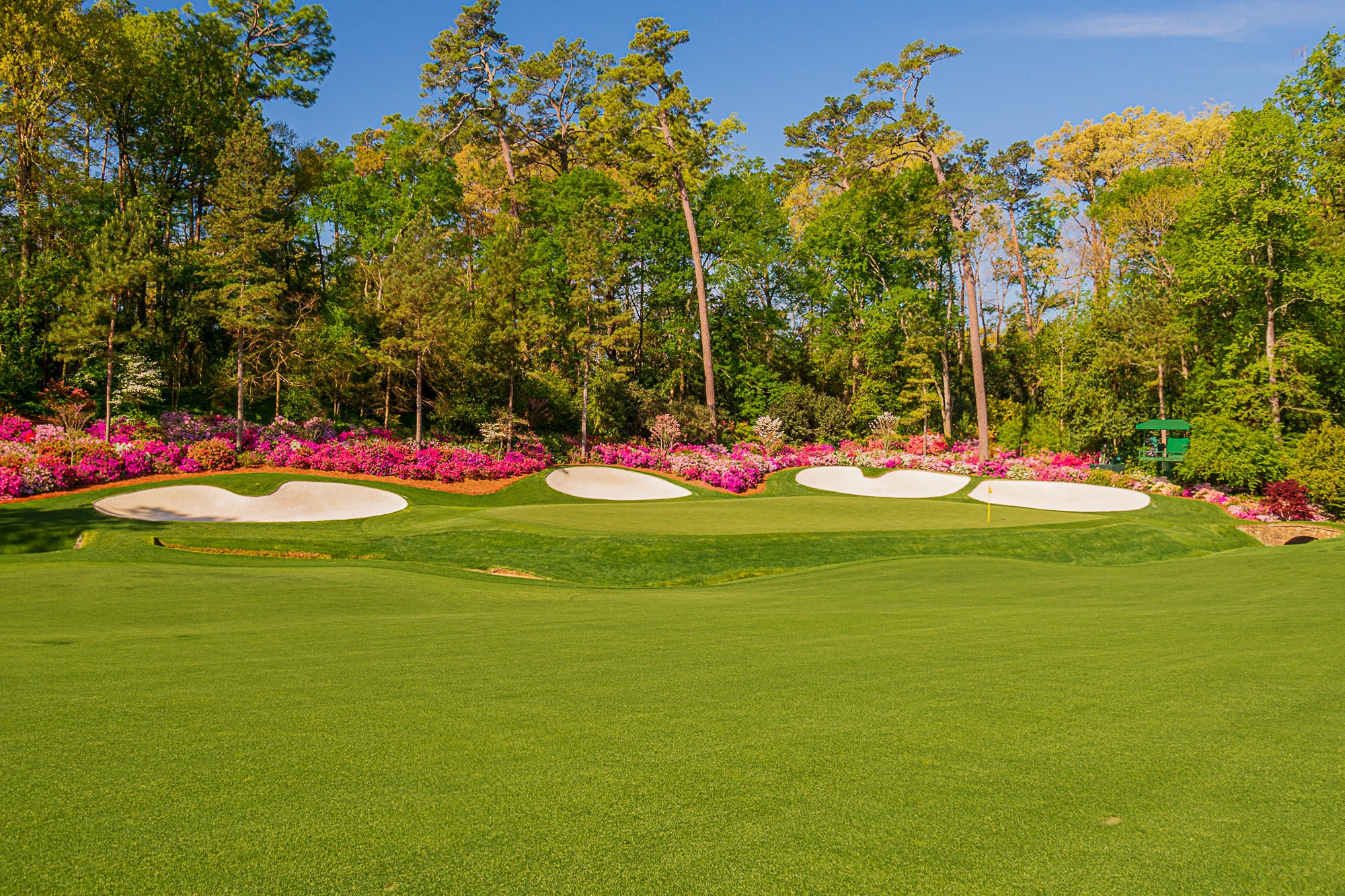 The Masters Golf, Azalea, Hole No. 13, Augusta National Golf Artwork