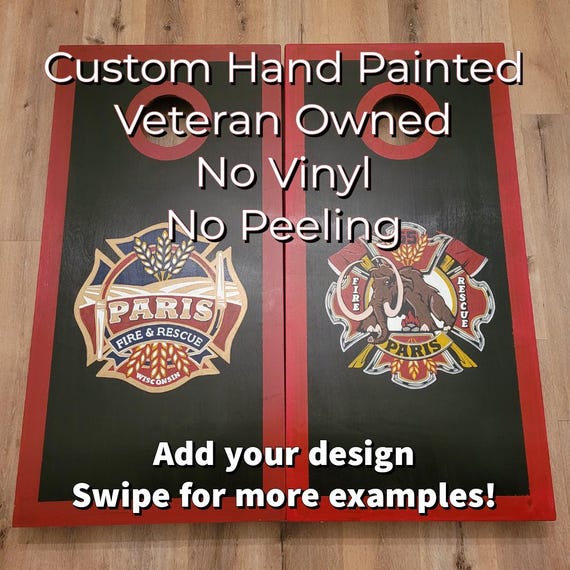 Custom Cornhole Boards, Company logo, Sport, College, House Divided, Monogram, Cornhole Set with Bags, Housewarming Gift