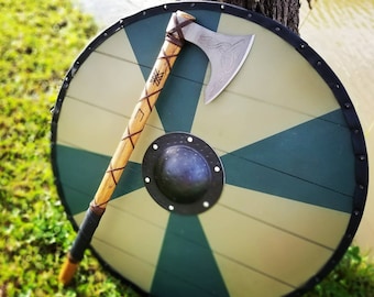 Historically accurate Viking Shield with individual slats