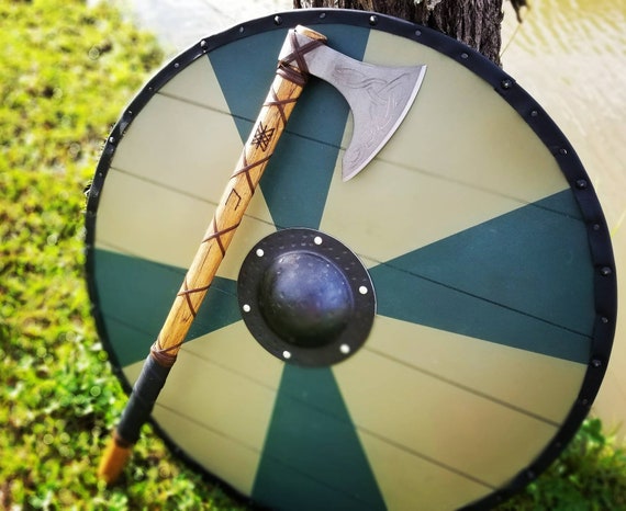 Historically accurate Viking Shield with individual slats