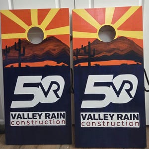 Cornhole Boards, Custom Cornhole with bags, Sports Team, College, House Divided, Lawn Games, Monogram, Military, All Weather, Wedding Games bild 9