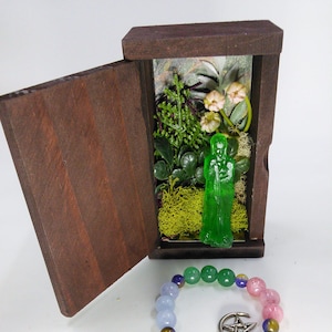 Pocket travel shrine for Gaia the earth mother Pagan wicca