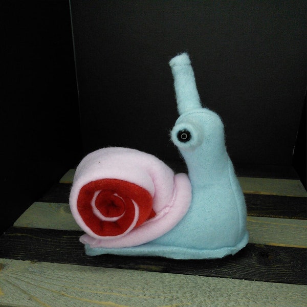 Slow-mo little snail OOAK Art Doll Familiar small sized.
