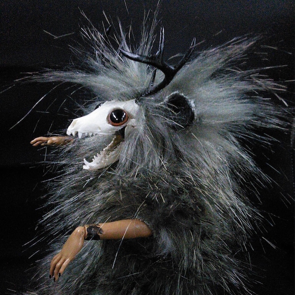 Fashion doll makeover, The Wendigo OOAK pagan art doll