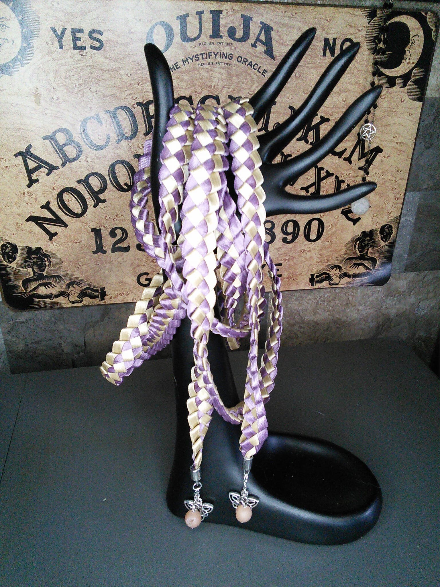 Wicca Pagan Wedding Handfasting Satin Ribbon Smoky Lilac and Toffee - Etsy