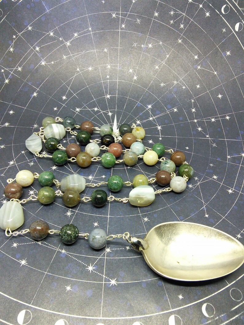 Wicca re-imagined natural stone apothecary Al sold out. pagan prayer rosary b Challenge the lowest price of Japan