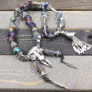 Morrigan dark goddess pagan prayer bead healing rosary
