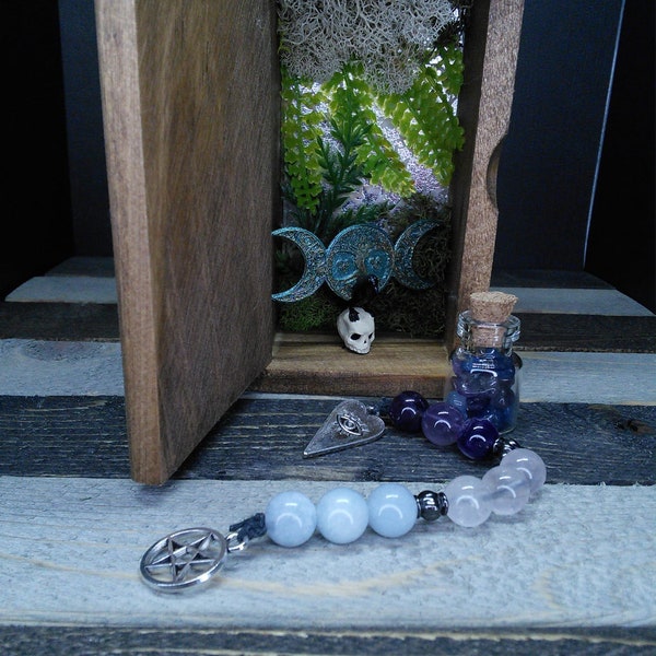 Pocket travel shrine for Hecate dark goddess Pagan wicca