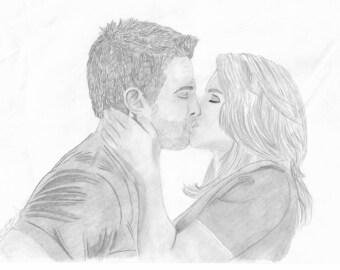 DIGITAL DOWNLOAD - Oliver & Felicity kiss
