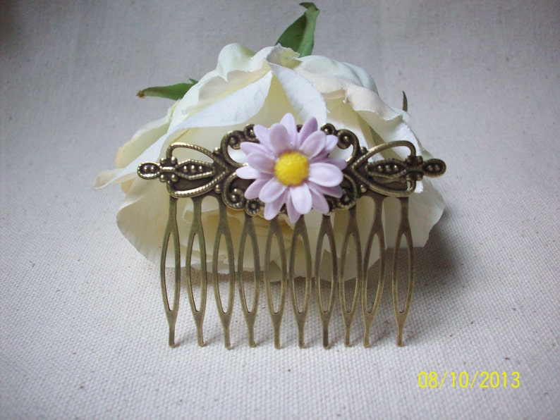 Purple bird hair comb,Flying Swallow hair comb,Elegant Wedding gift,Bridal Hair Accessories,Unique gift,Girls gift,Stocking stuffers