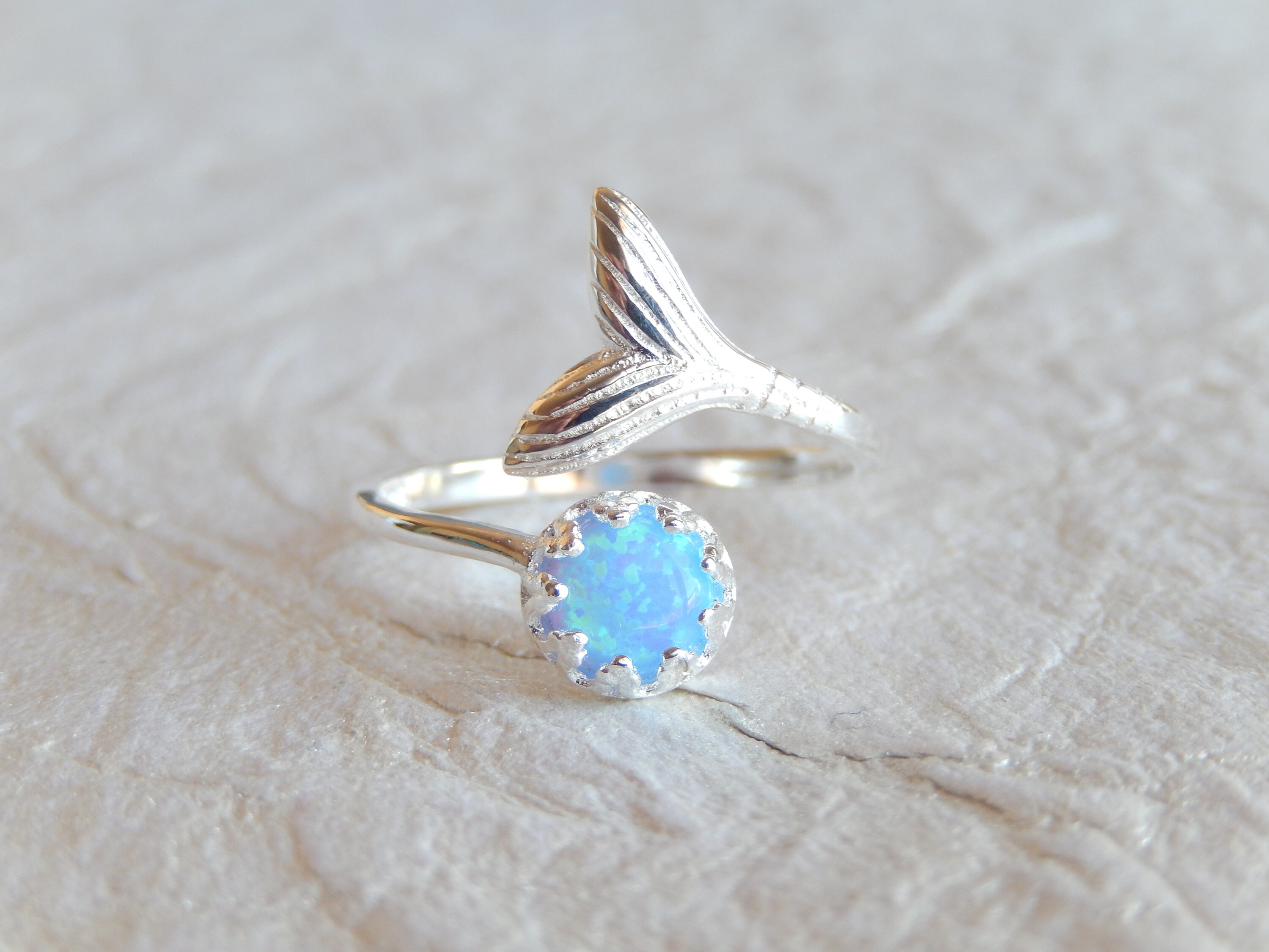 Sterling silver Mermaid tail RingMermaid ringWhale Etsy