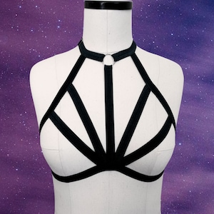 VAMP Harness Top - Elastic Harness | Strappy Harness Top | Custom Fit | Pole & Burlesque Dancewear