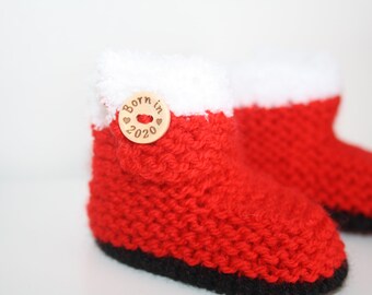 baby santa boots