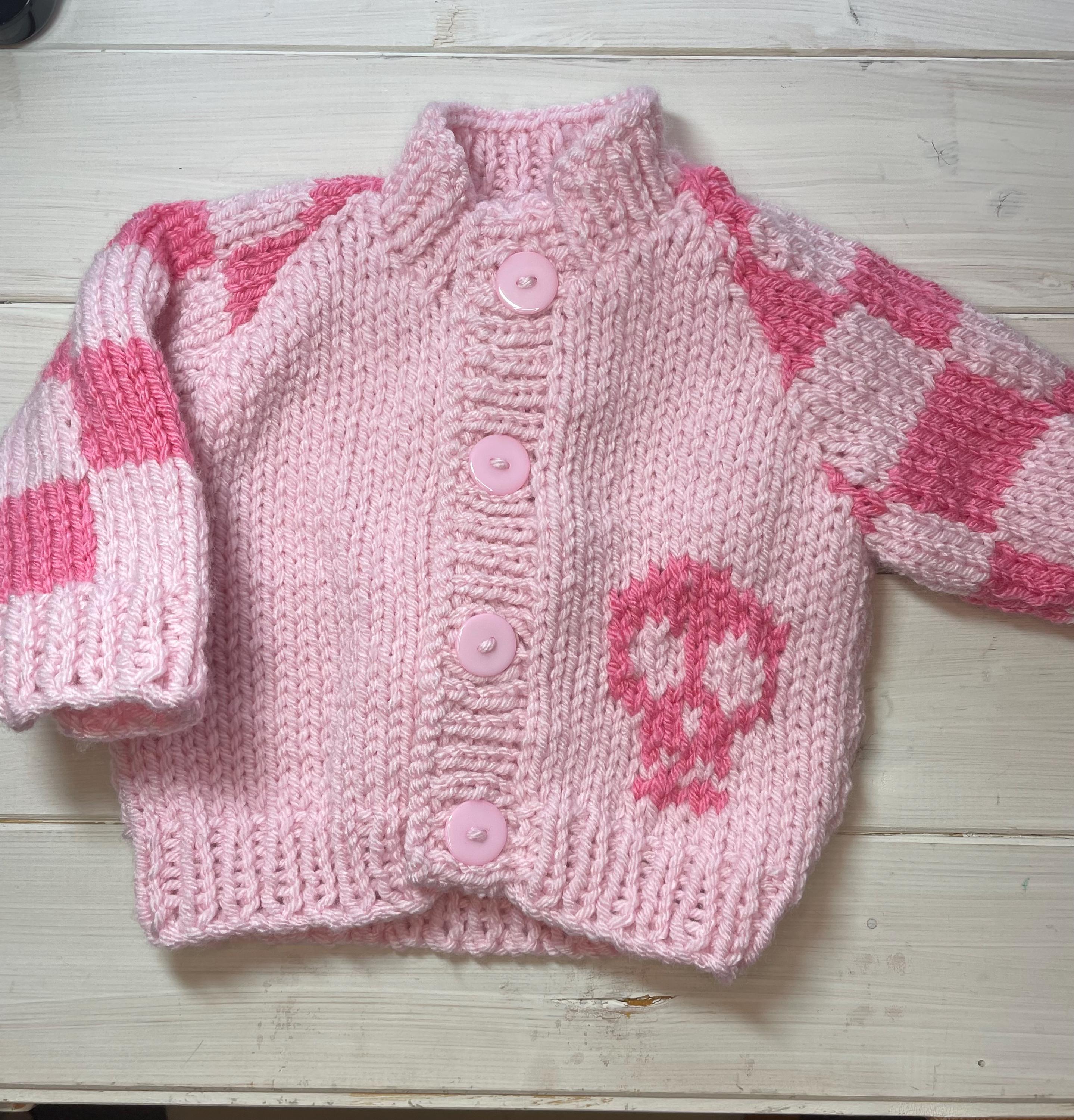Pink Punk Cardigan - Etsy