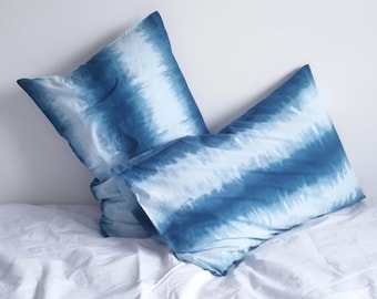 Shibori Pillowcases, Boho Bedding, Hippie Bedding, Bohemian Decor