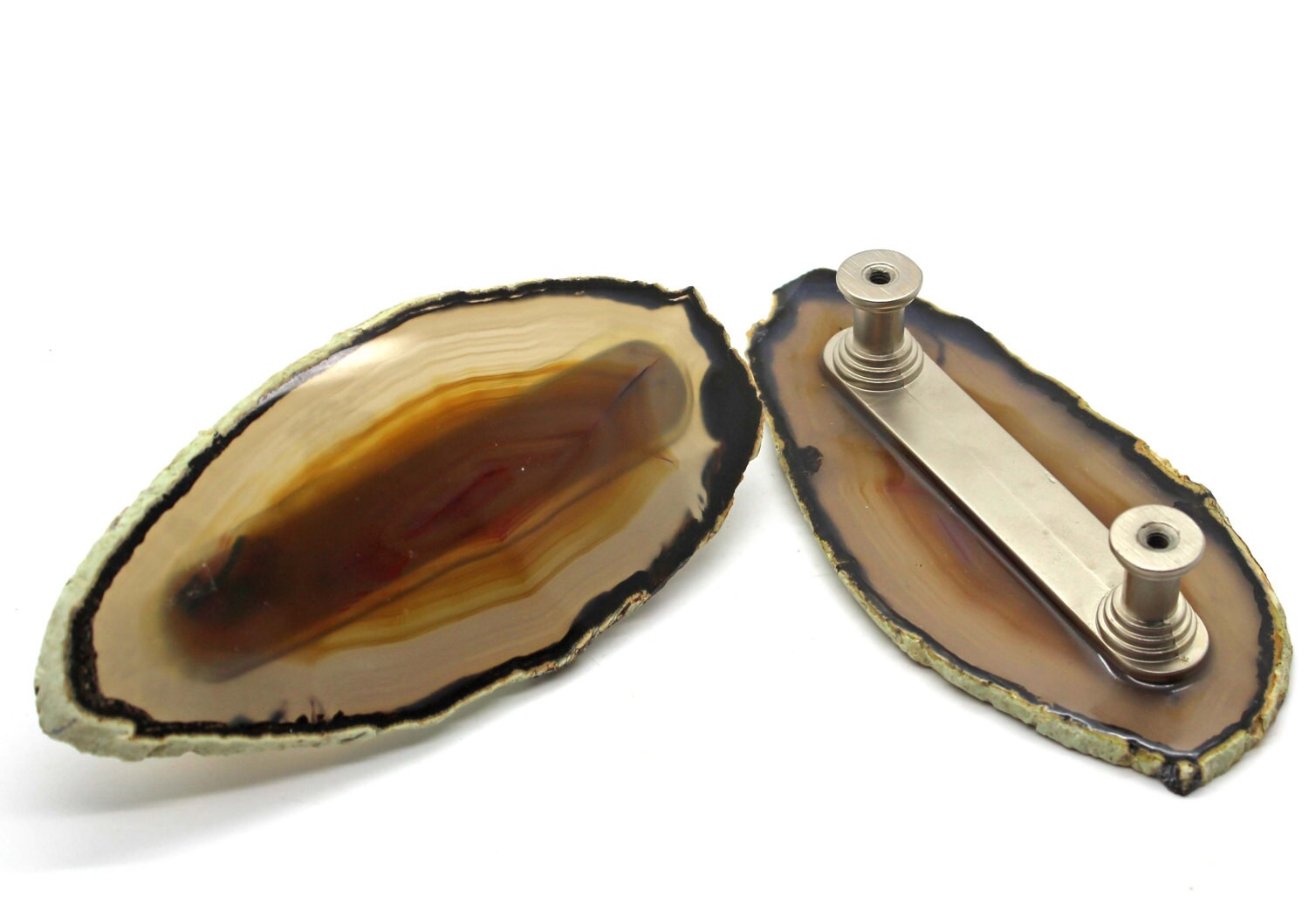 Brazilian Agate Drawer Pull Natural Decor Stone Pull Etsy