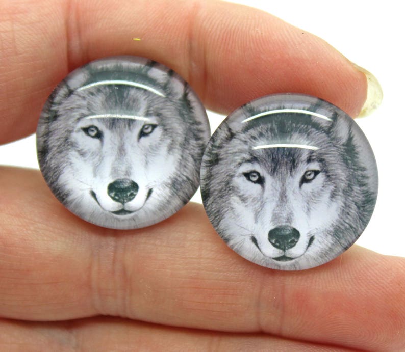 Wolf Cabinet Knobs Cat Glass Knobs Cabinet Knobs Clear | Etsy