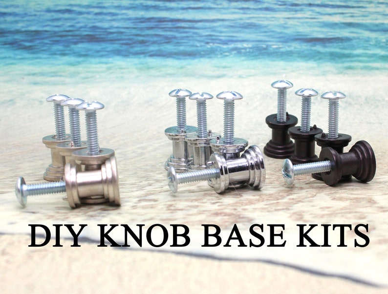 DIY Knob Kit / 3 Colors / Set of Four / Make Your Own Etsy