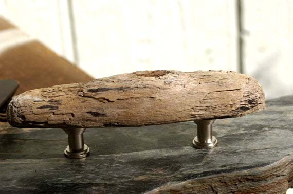Driftwood Drawer Pull Big Island Driftwood Cabinet Pull Etsy