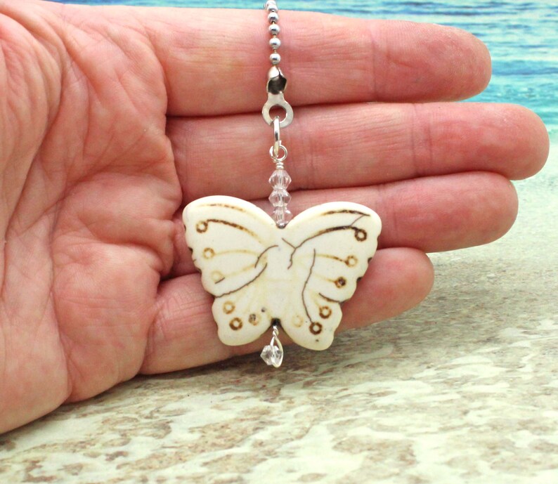 Butterfly Fan Pull Chain/ Decorative Fan Pull / Fan Pull Etsy