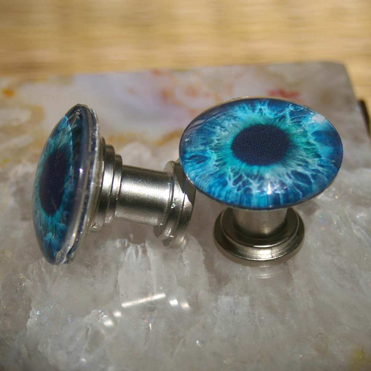 Knobs Glass Eye Ball Knobs Knobs Cat Eye Knobs in Etsy