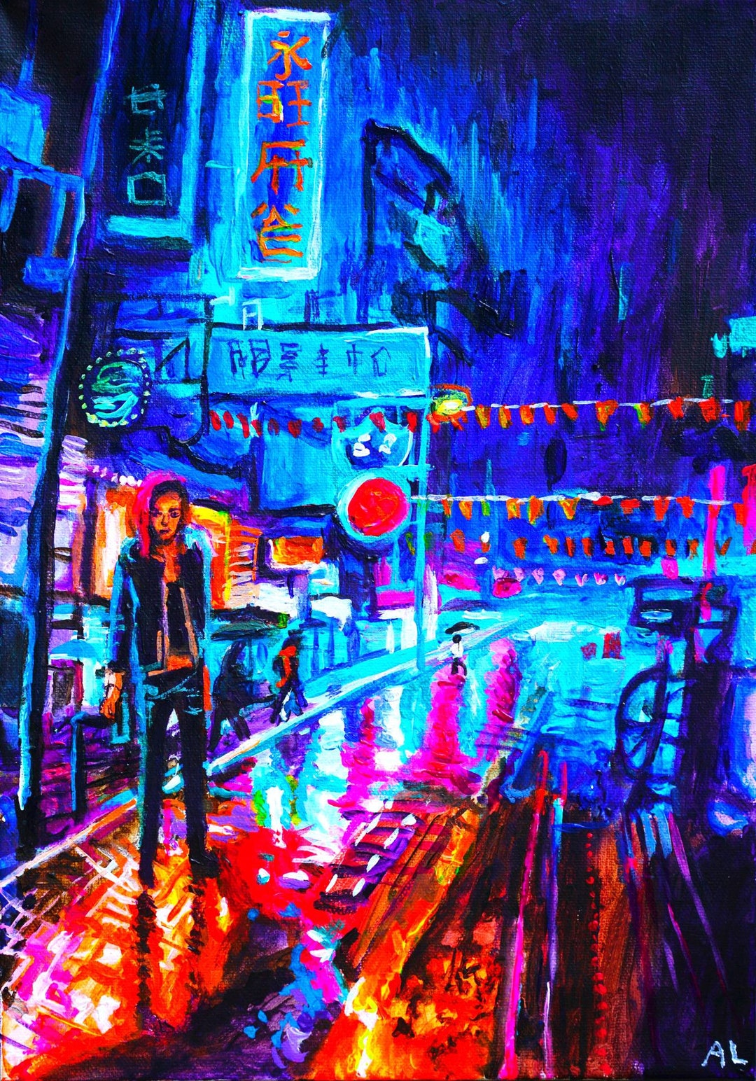 サイバーパンク　絵画 いちえん on X