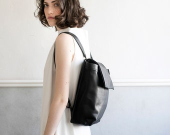 Leather Shoulder Bag, Hobo Bag, Women Leather Purse, Leather Handbag, Women, For her, Work Bag, Francis in Black