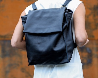 Backpack Purse, Leather Shoulder Bag - Backpack Women, Laptop Backpack, Mini Backpack, Small Leather Backpack