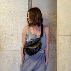 Soft Leather Bum Bag, Fanny Packs for Women, Belt Bag, Pouch Bag for Women, Leather Hip Bag, Waist bag