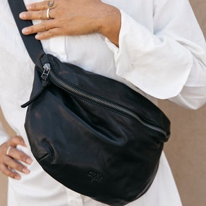 Leder Gürteltasche, Leder Bauchtasche, Reisetasche, Waist Bag, Bum Bag, Fanny Bag, Crossbody Bag