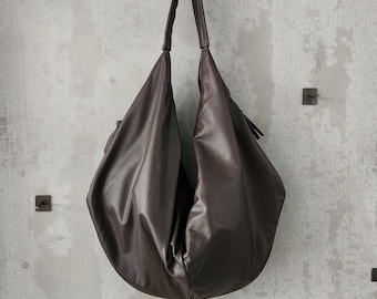 Leather Tote, Soft Leather Tote, Leather Hobo Bag, Leather Tote Bag, Hobo Bag, Slouchy Soft Leather Hobo Bag, Leather Shoulder Bag