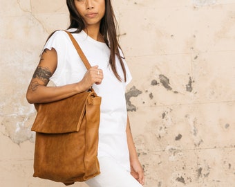 Leather Backpack Purse, Leather Backpack Women, Laptop Backpack, Small Backpack, Mini Leather Backpack