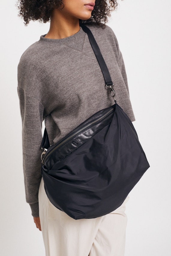 The Row Slouchy Banana nylon cross-body bag