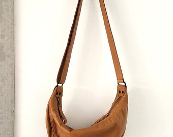 Half moon saddle flap shoulder bag hotsell