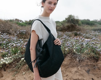 Leather Tote, Soft Leather Tote, Leather Hobo Bag, Leather Tote Bag, Hobo Bag, Slouchy Soft Leather Hobo Bag, Leather Shoulder Bag