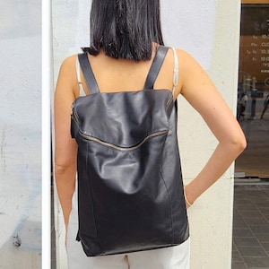 Leather Backpack, Women Backpack, Laptop Backpack, Women Leather Bag, Leather Travel Bag, Laptop Backpack