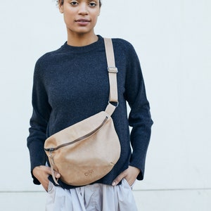 Leather Belt Bag, Waist Bag, Leather Hip Bag, Leather Fanny Pack, Bum Bag, Fanny Pack Women