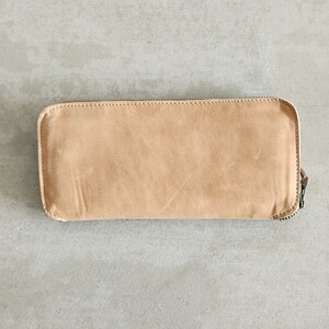 Cartera de cuero para mujer, cartera con cremallera de cuero, cartera de cuero para mujer, cartera de cuero, cartera de cuero premium para mujer, regalo para amiga