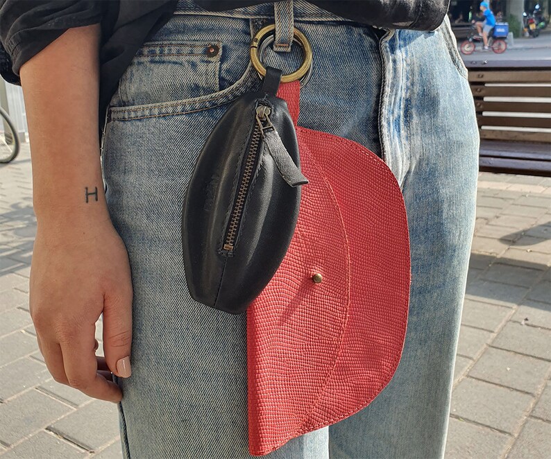 Keychain Pouch, Phone Purse, Phone Case, Minimalist Leather Goods image 2