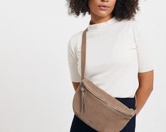 Weiche italienische Leder Sling, Sling Bag für Frauen, Sling Leder Geldbörse, Sling Bauchtasche Frauen