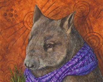 The Botanist - Wombat Australia Queensland northern hairy-nosed endangered species aboriginal